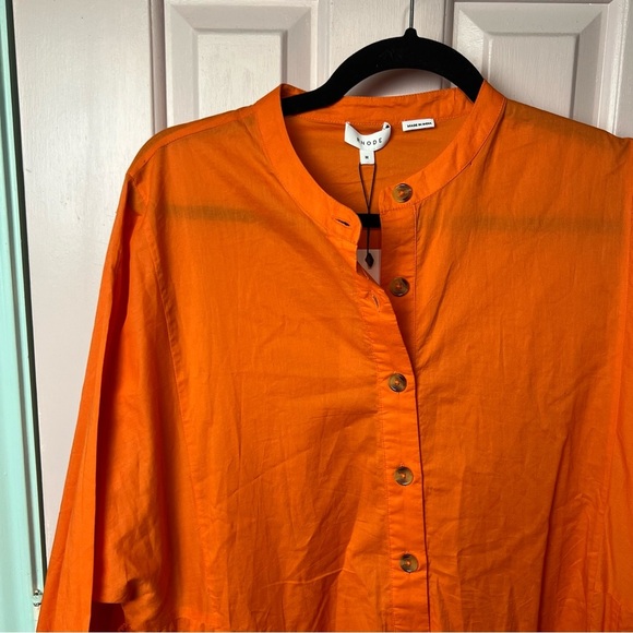 NWT Rhode Orange Emma Dress Size Medium - Picture 3 of 12